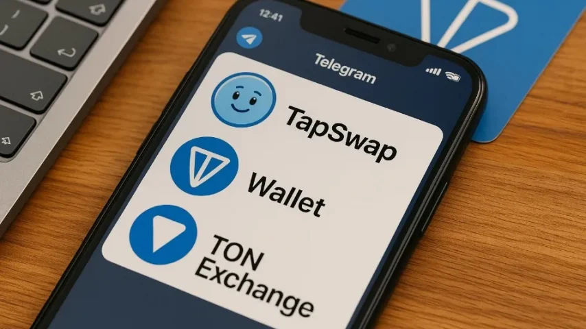 Mini-Apps на TON набирают обороты: TapSwap, Wallet, TON-биржи прямо в Telegram